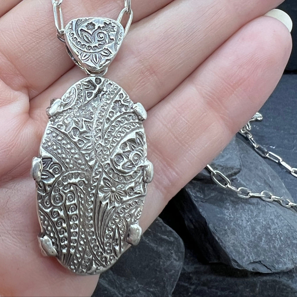 Silberanhänger Perlmutt