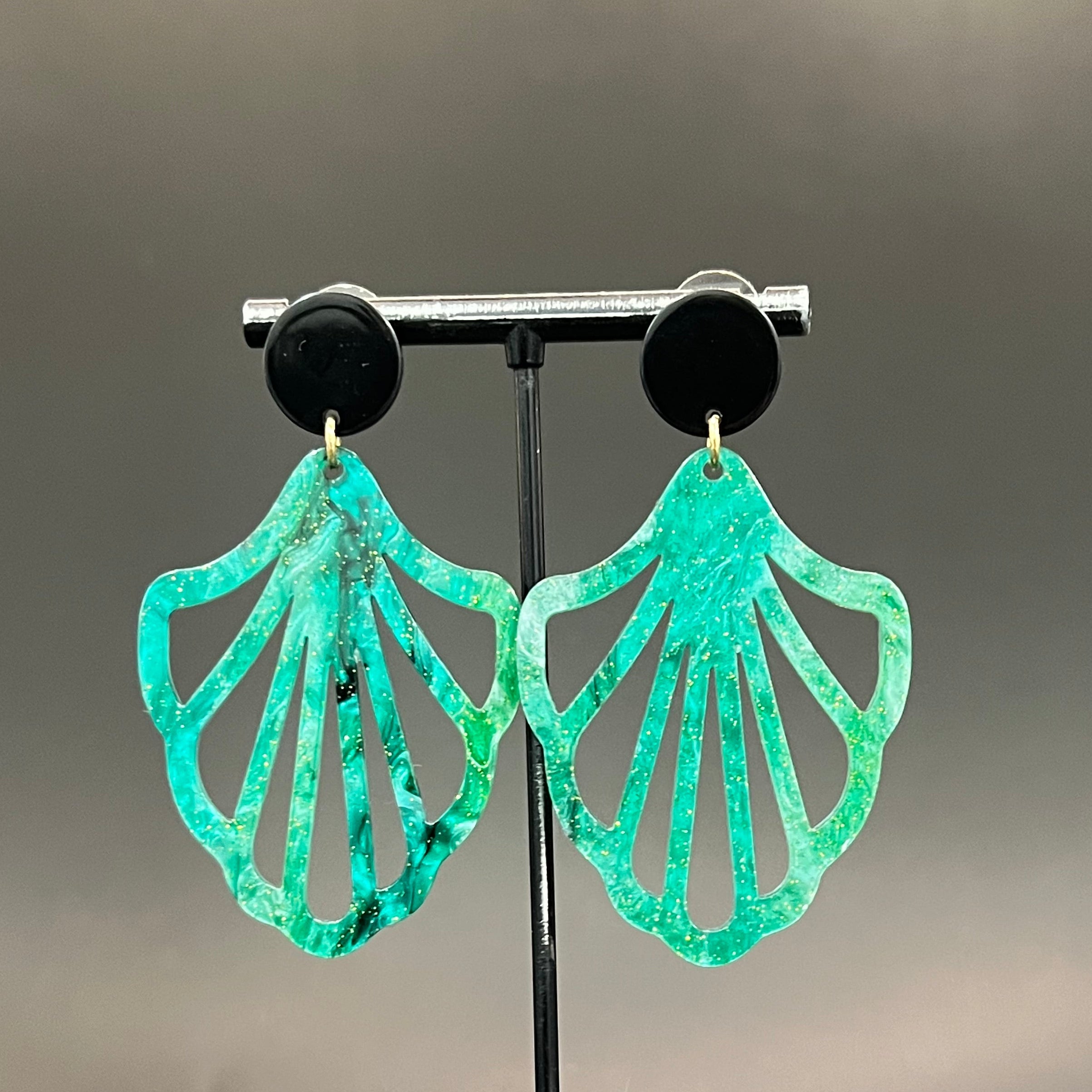 Ohrhänger Gloria, grün