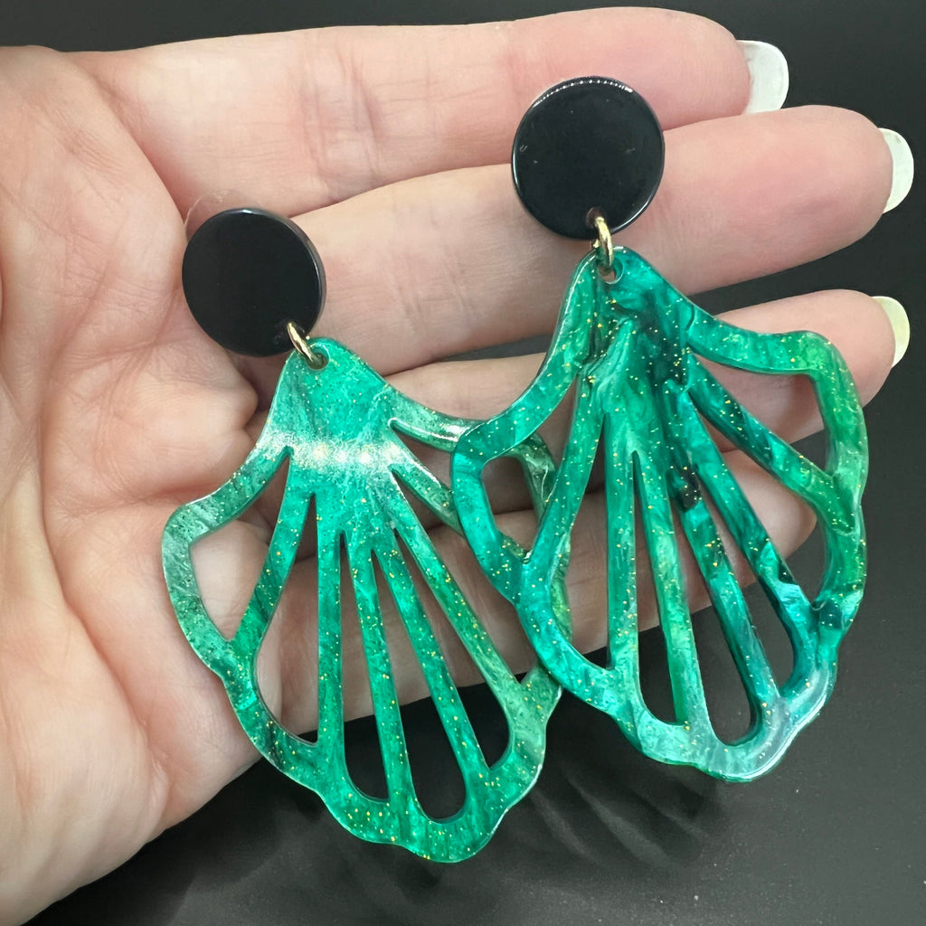 Ohrhänger Gloria, grün