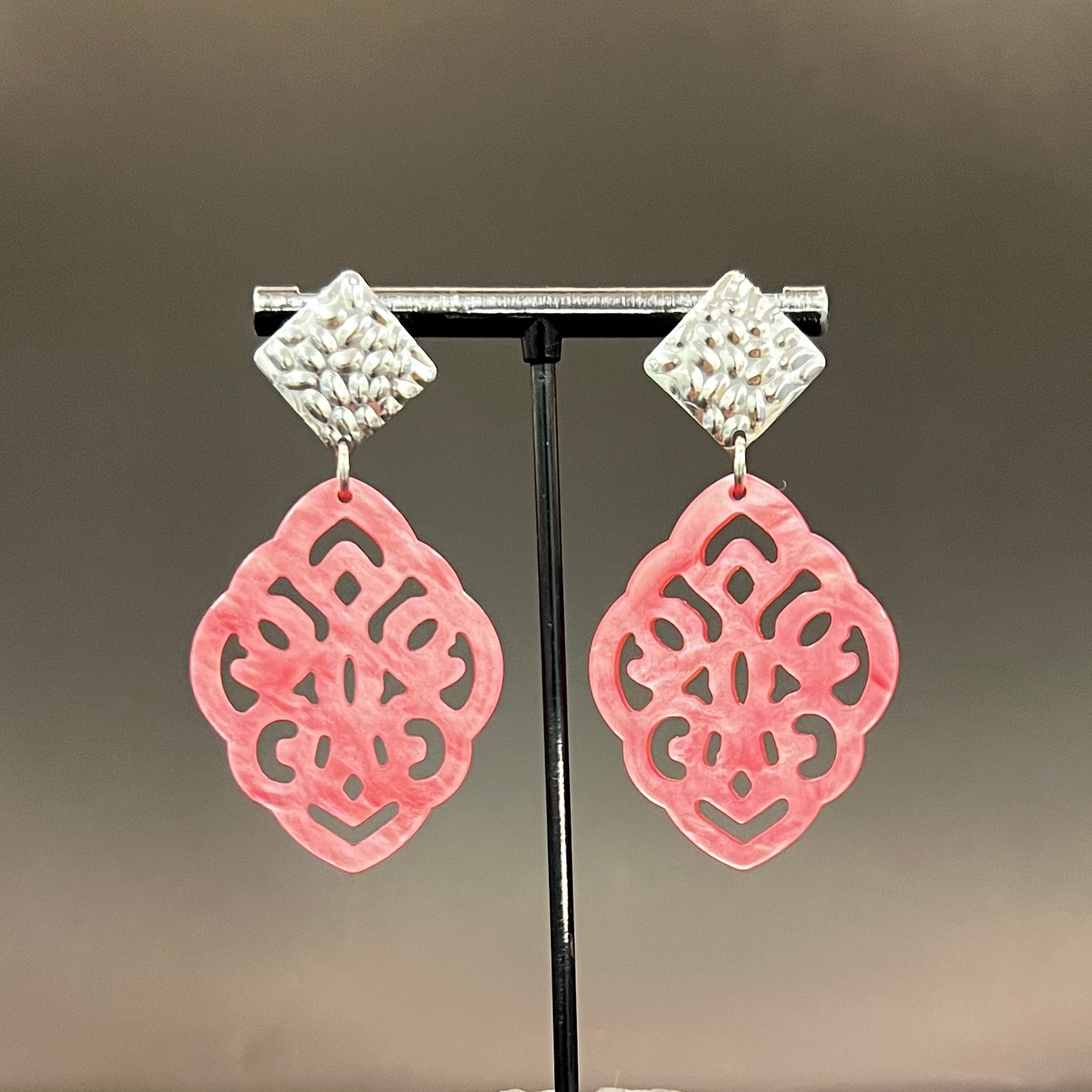 Ohrringe Luna - pfirsich2