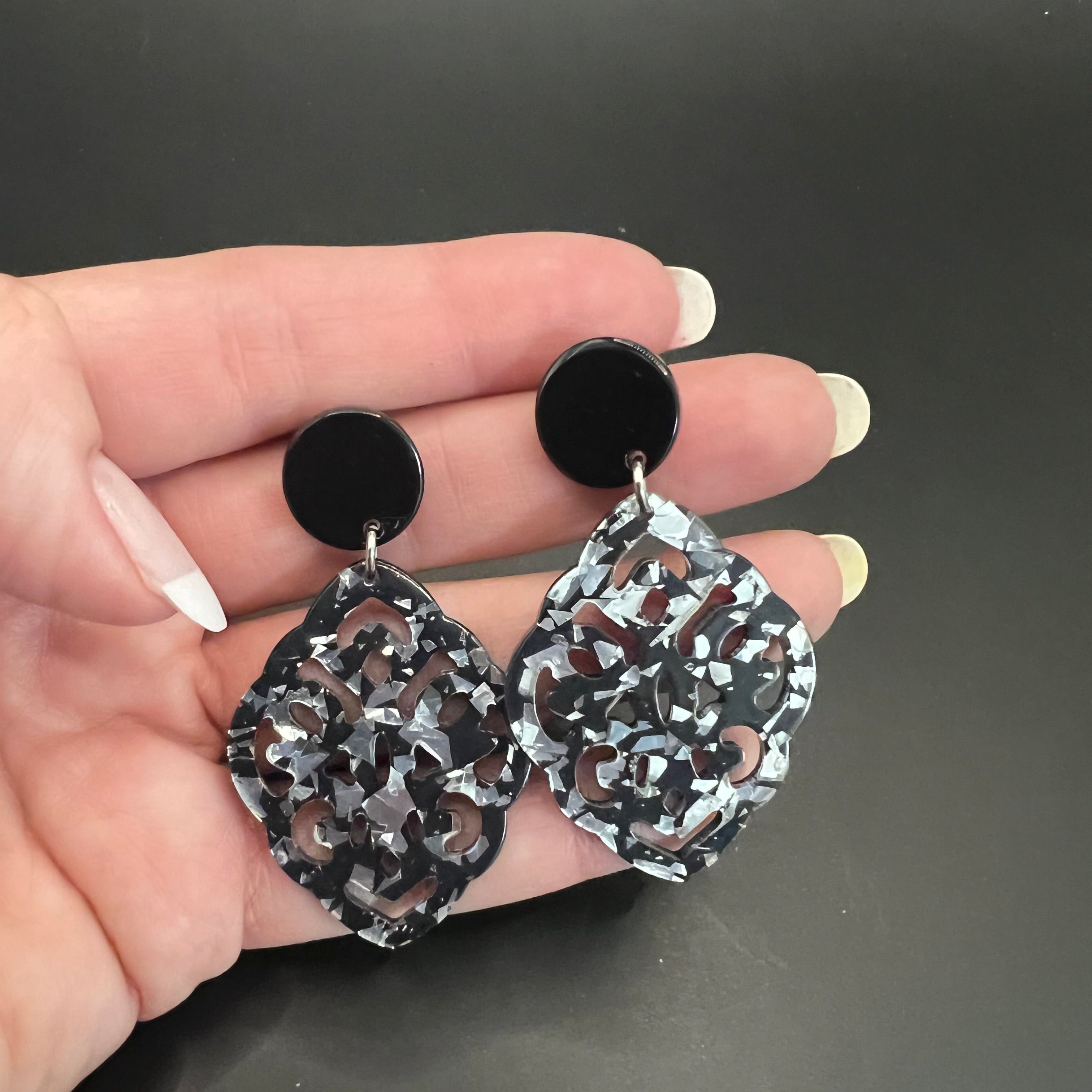 Ohrringe Luna Star - Silber