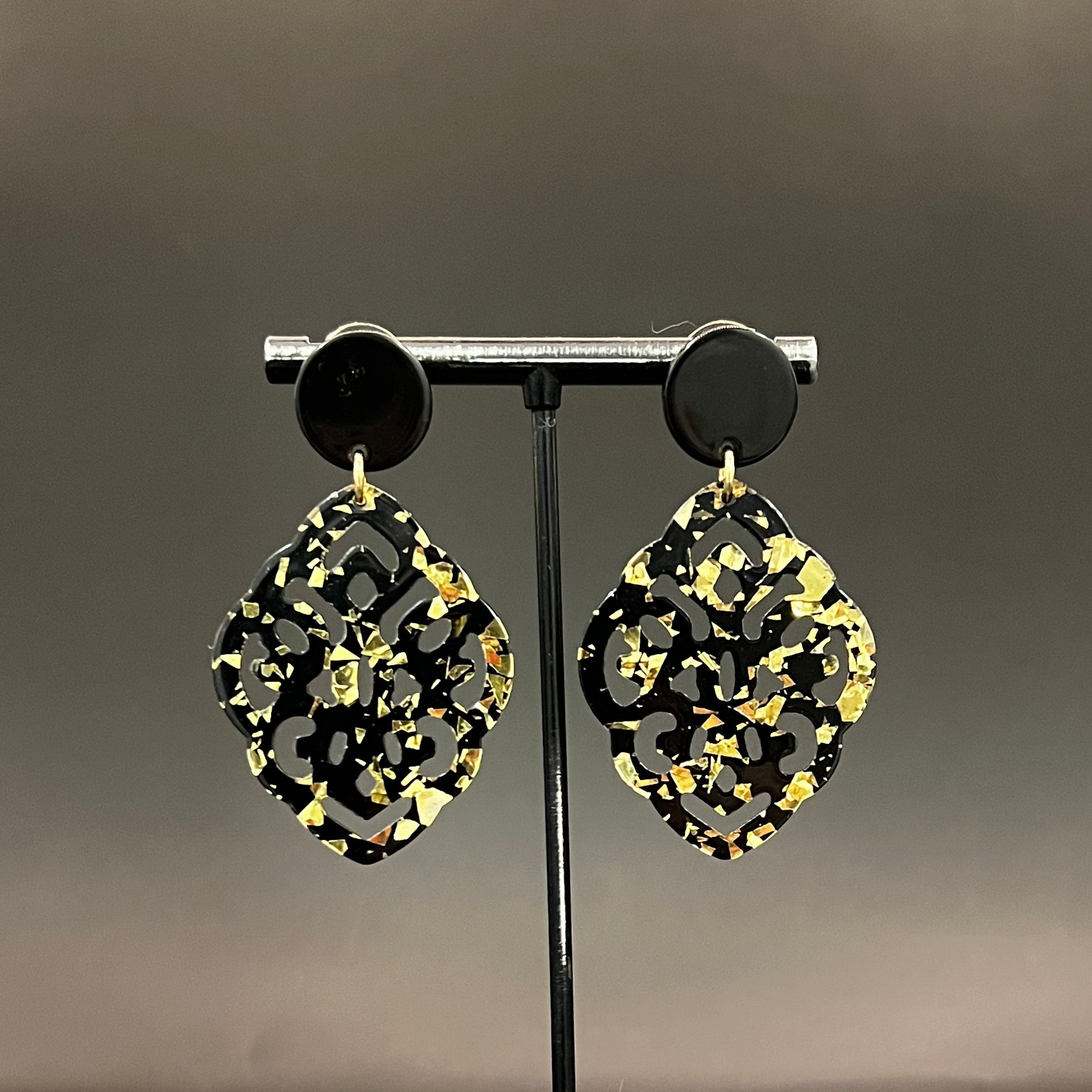 Ohrringe Luna Star - gold