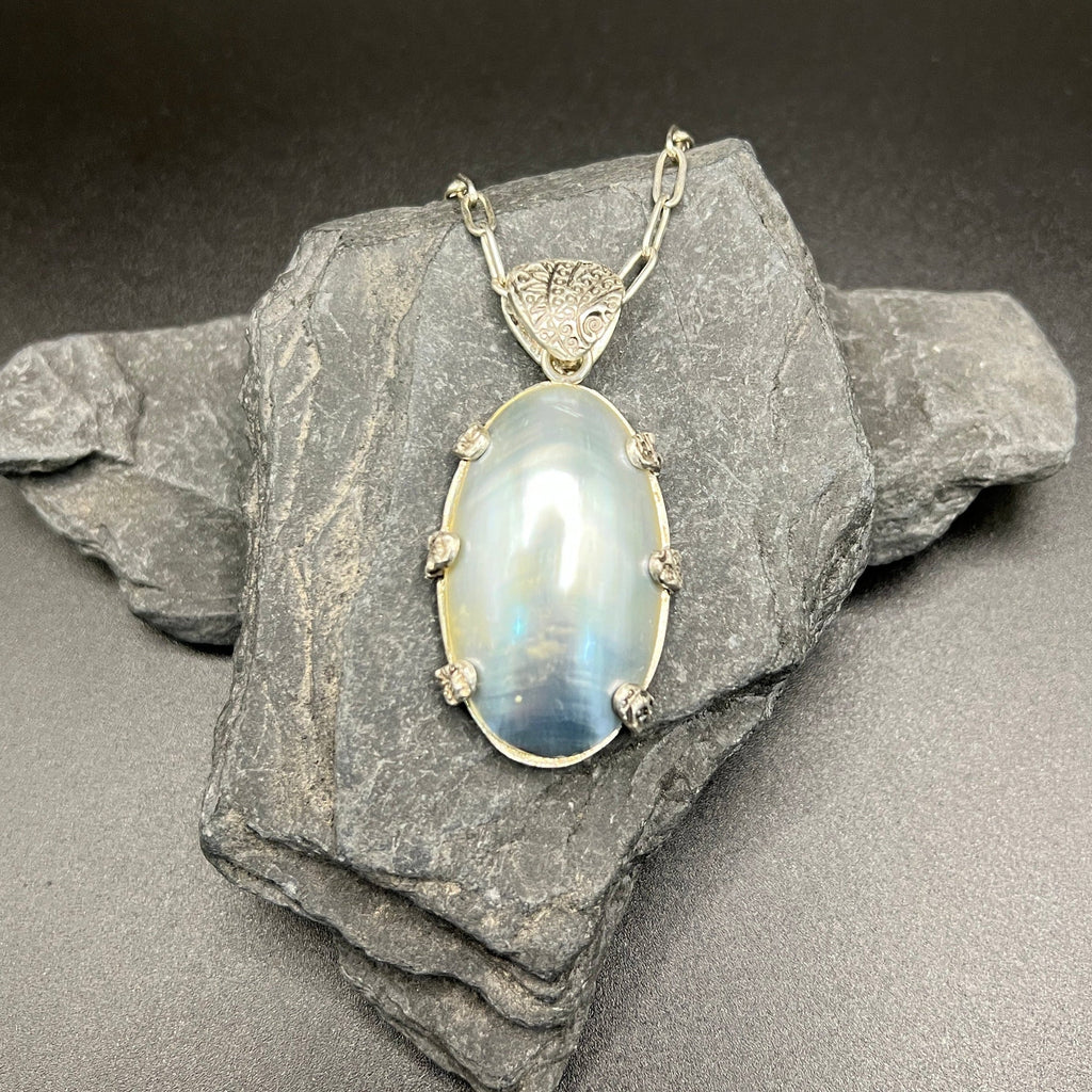 Silberanhänger Perlmutt