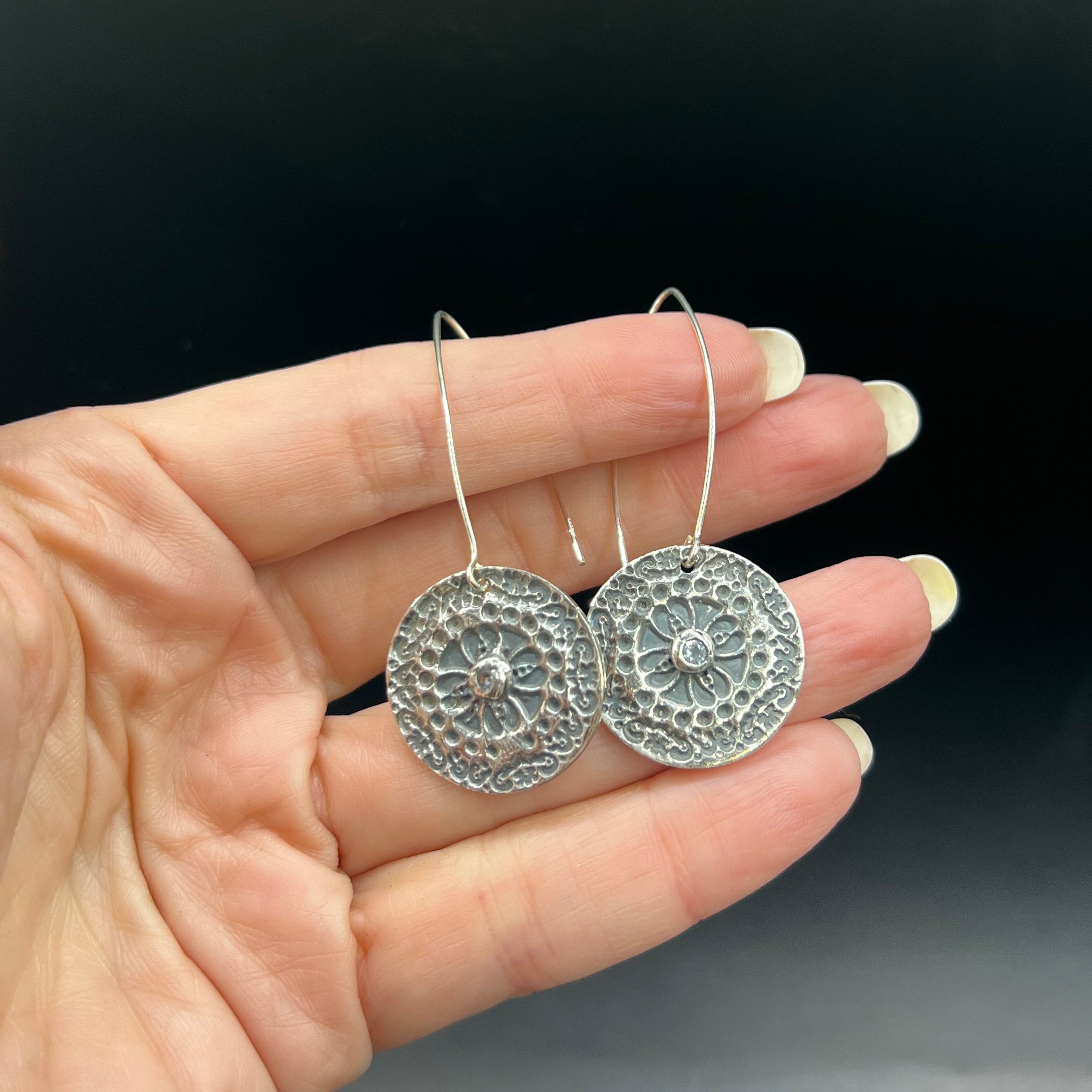 Silberohrringe Céline