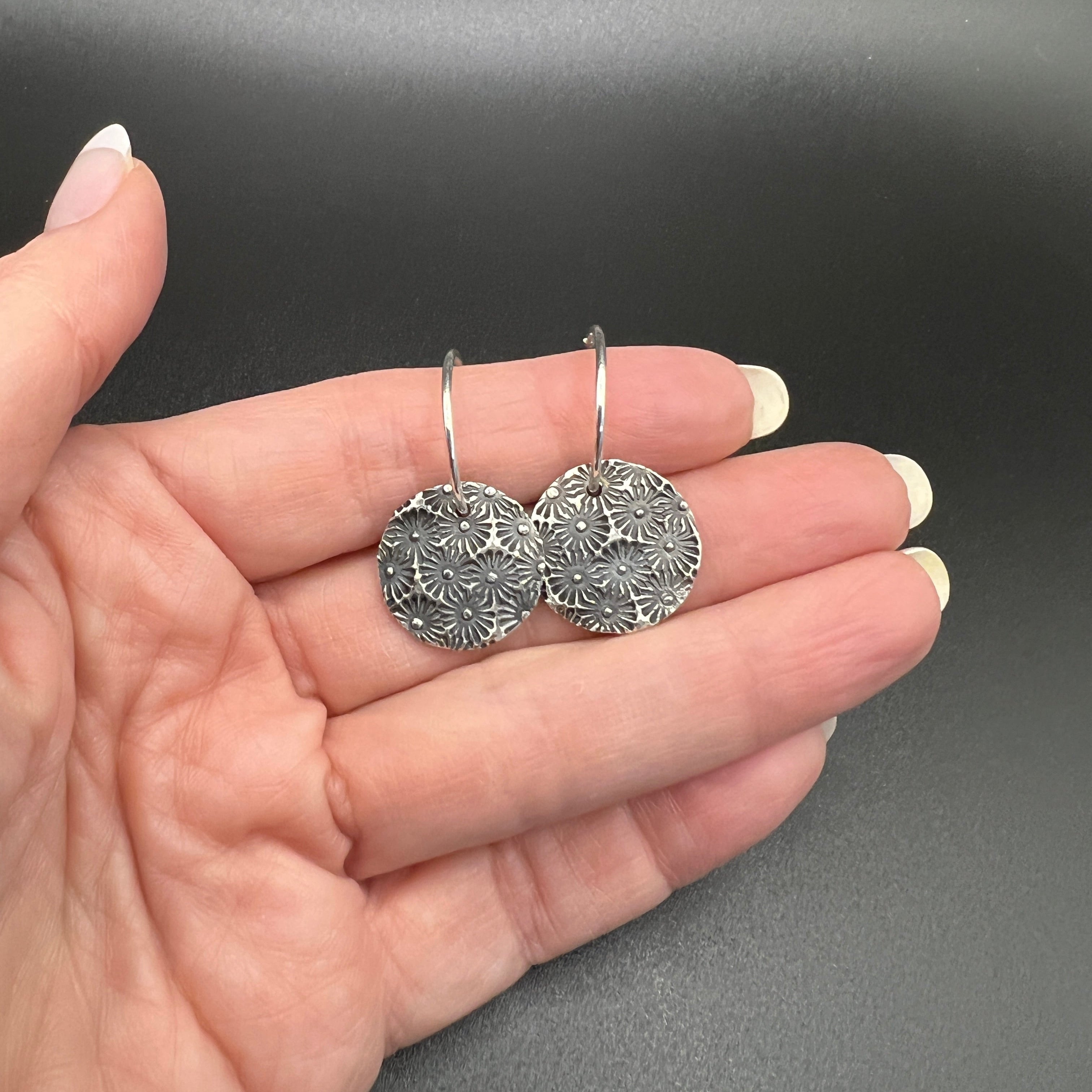 Silberohrringe Flowers