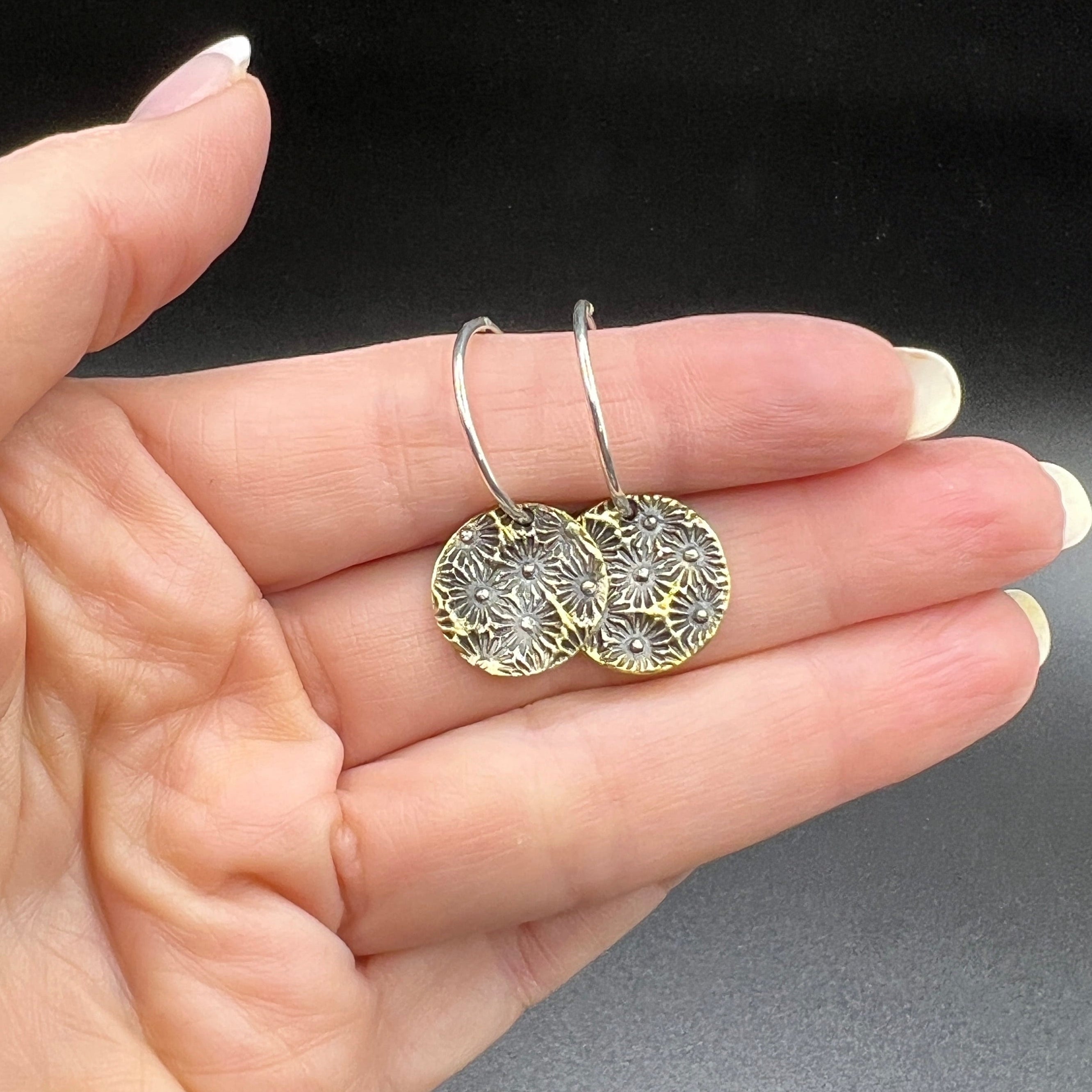 Silberohrringe Vivienne Gold