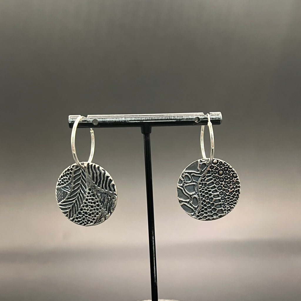 Silberohrringe  Viola