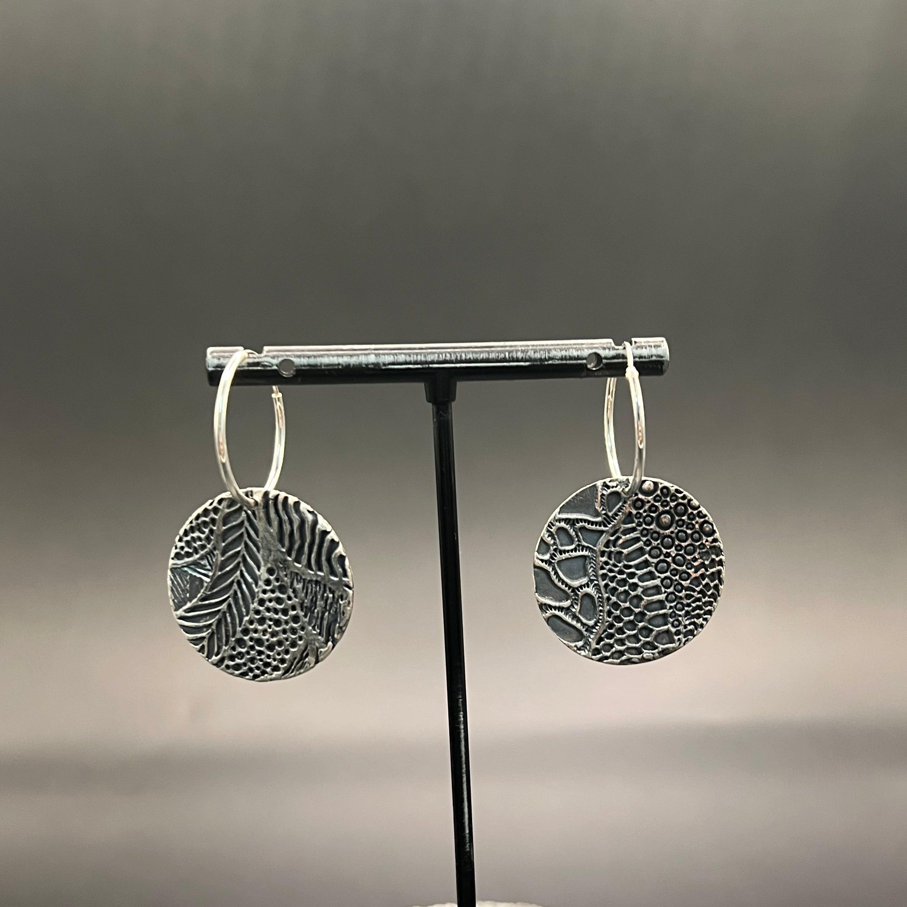 Silberohrringe  Viola